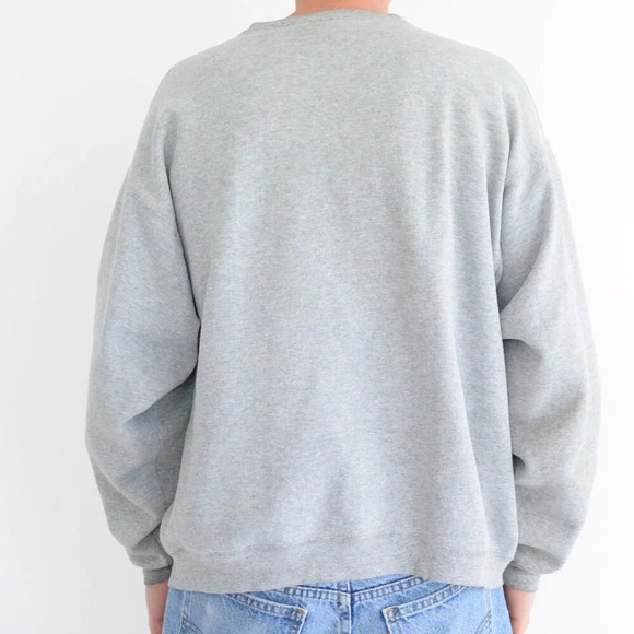 Vintage Fruit Of The Loom Gray Embroidered WSU Rx Collegiate Crewneck Sweater XL - Picture 2 of 10